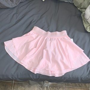 Lululemon Court Rivial High Rise Skirt Milkshake